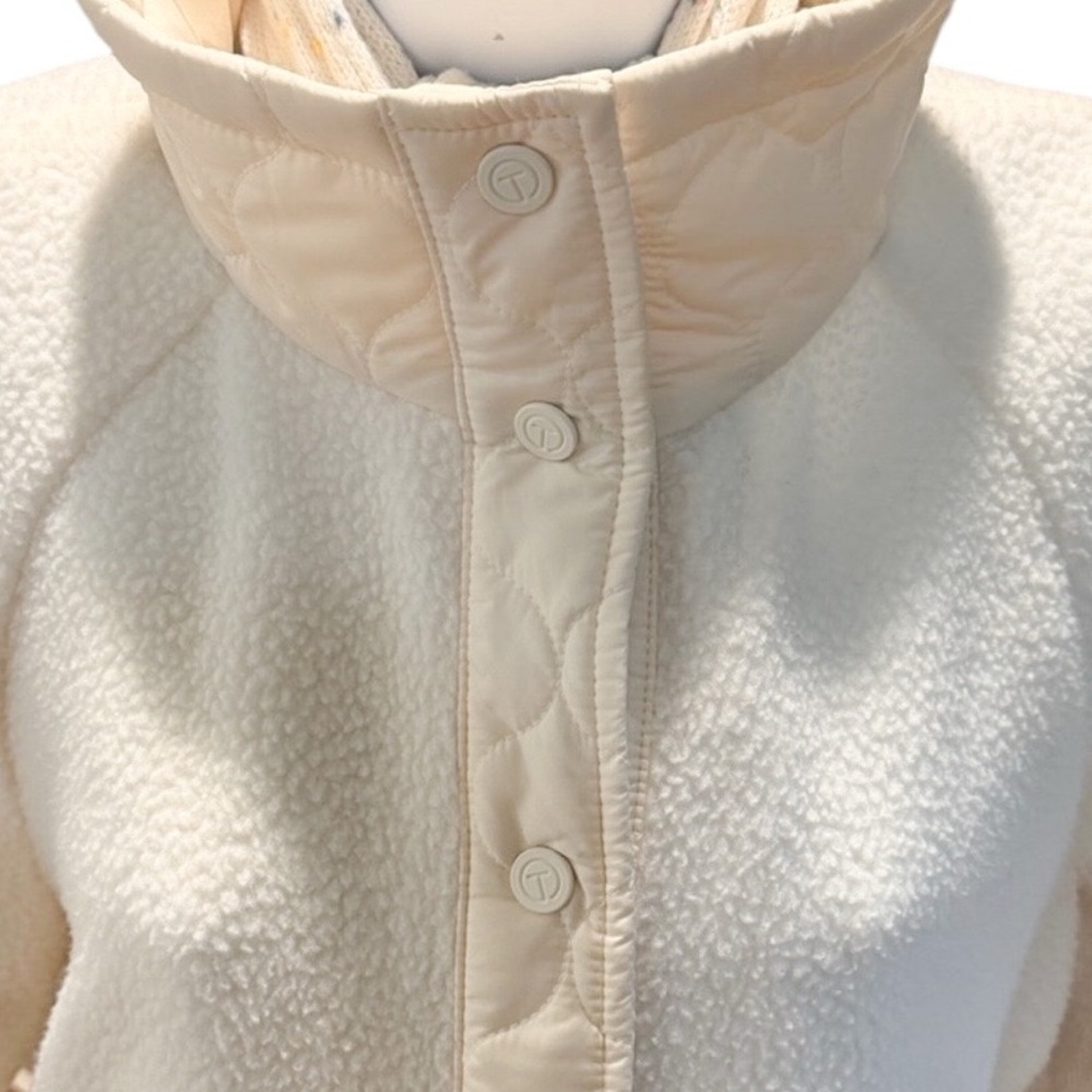 Talbots Cozy Sherpa Quilted Jacket - Picture 8 of 12
